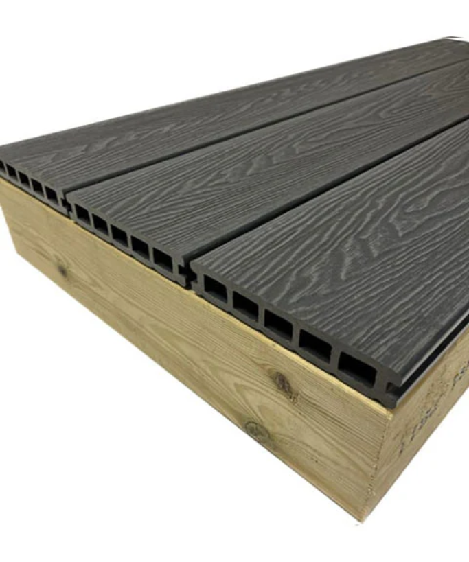 Sample Woodgrain Embossed Composite Decking