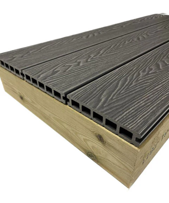 Sample Woodgrain Embossed Composite Decking