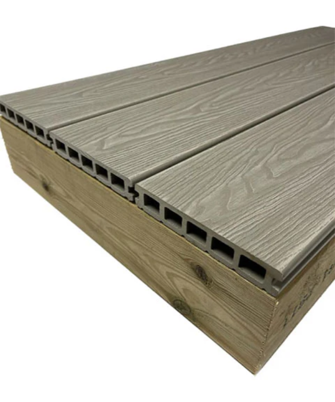 Sample Woodgrain Embossed Composite Decking