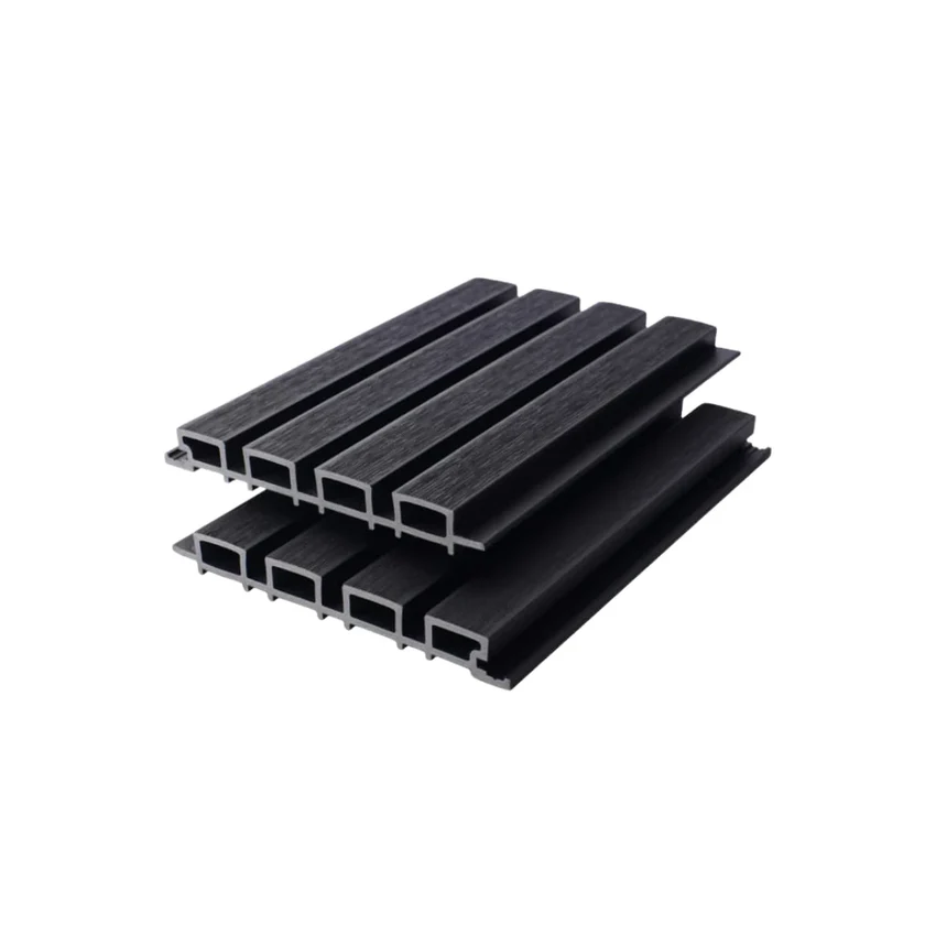 Sample Premium Composite Slatted Wall Cladding Black