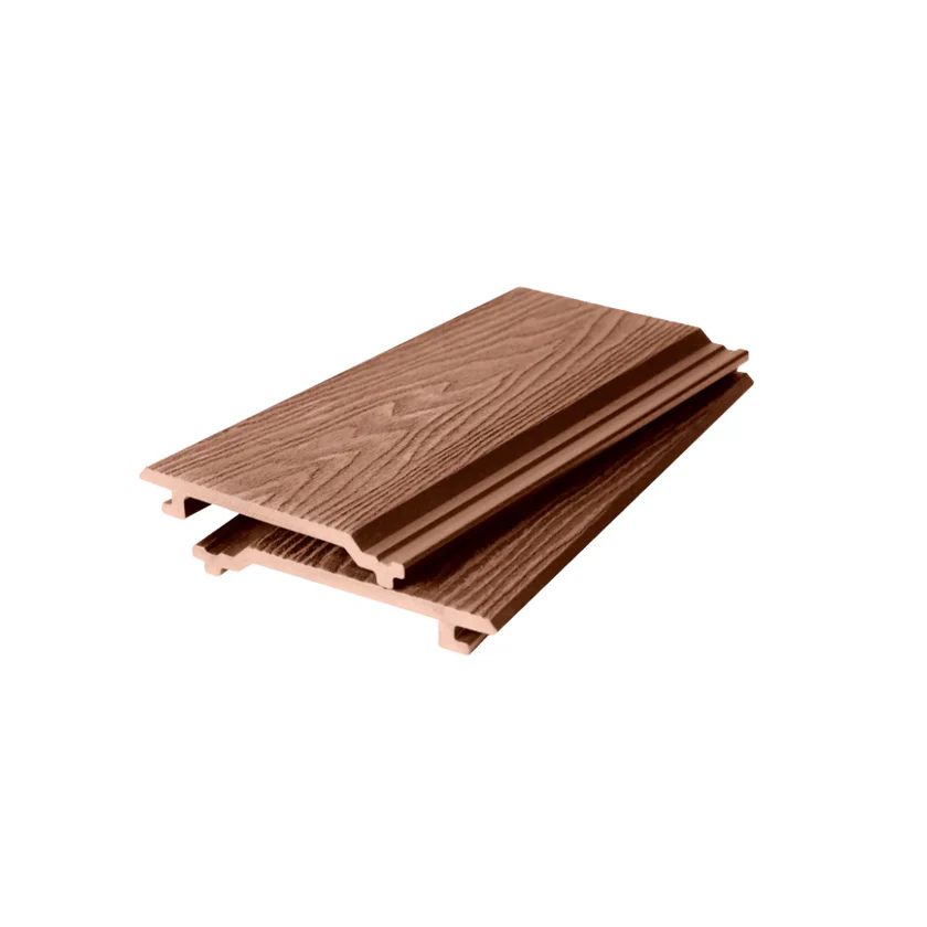 Sample Premium Composite Woodgrain Cladding - Red Brown