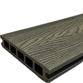 3.6m Graphite Woodgrain (embossed) Composite Decking