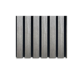 Acoustic Wall Panel Ash Grey Oak Premium Wood Veneer-2.4m