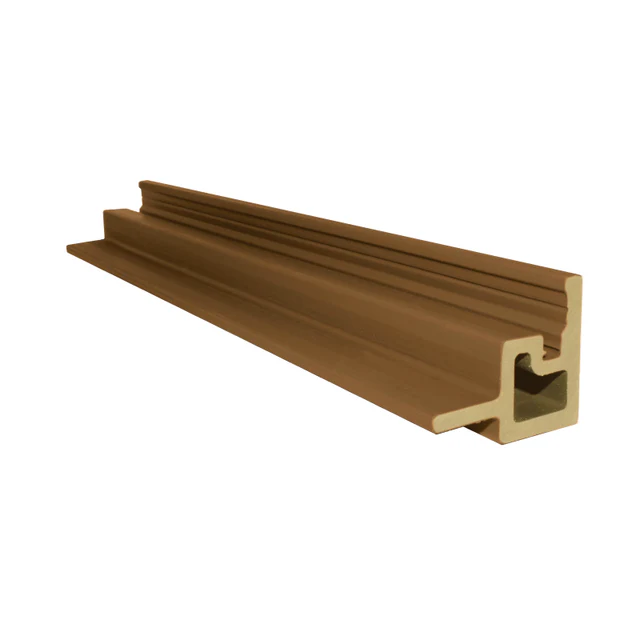 Premium Composite Slatted Cladding Internal Corner/End Trim - 2.5m