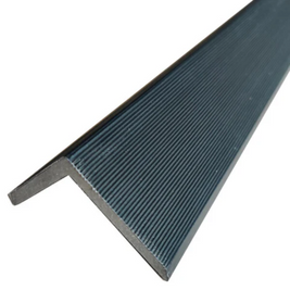 Premium Composite Slatted Cladding Edging Trim Black-3.6m