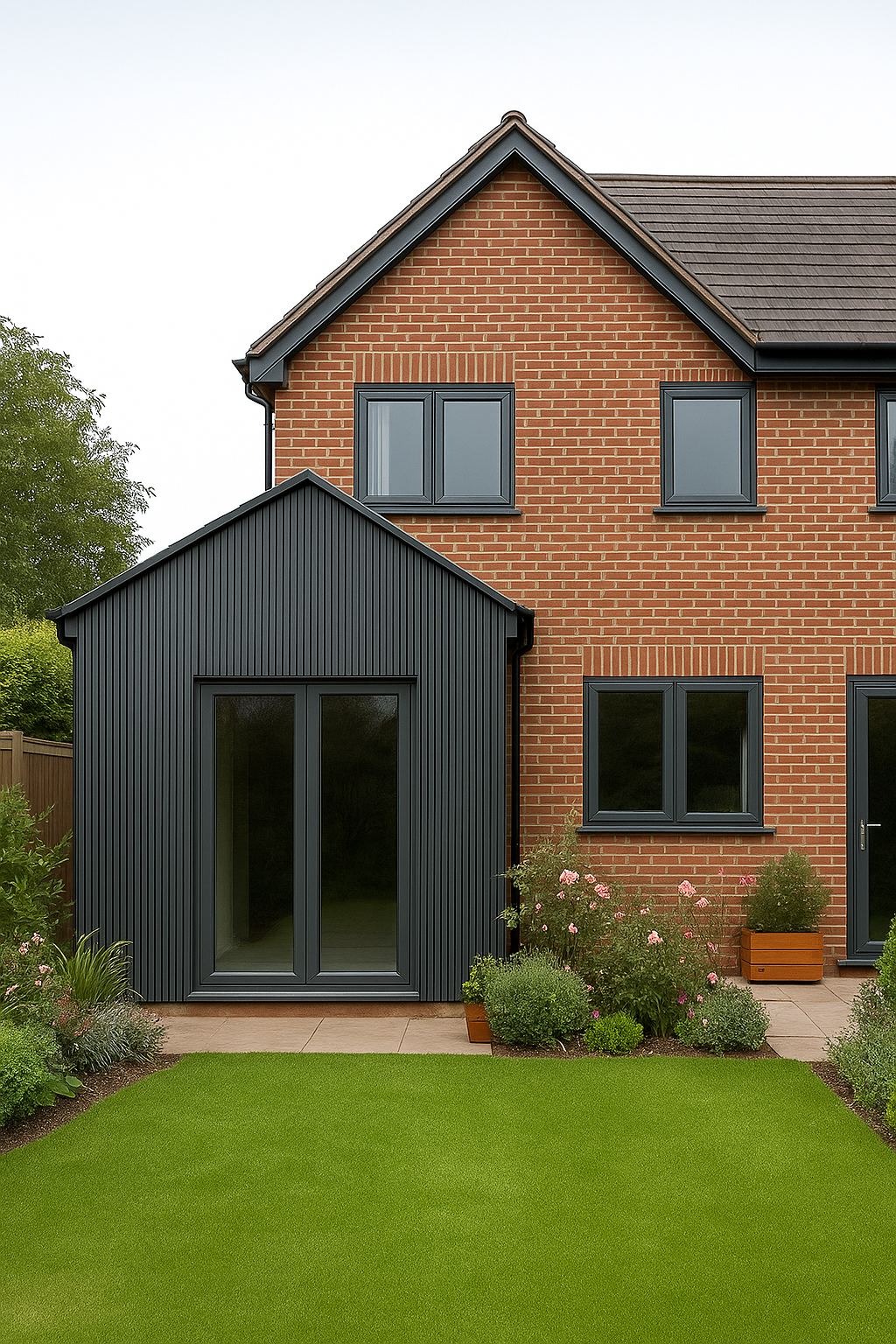 Premium Composite Slatted Cladding-Graphite Grey-2.5m