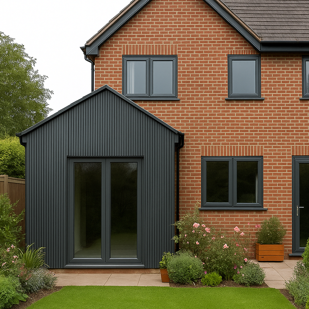 Premium Composite Slatted Cladding-Graphite Grey-2.5m