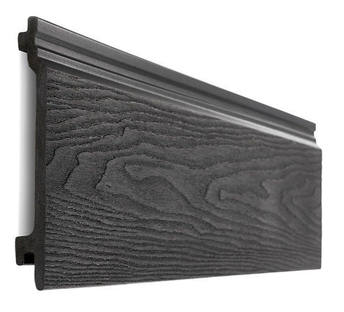 3.6m Black Woodgrain (embossed) cladding