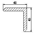 3.6m slatted cladding trim Antique