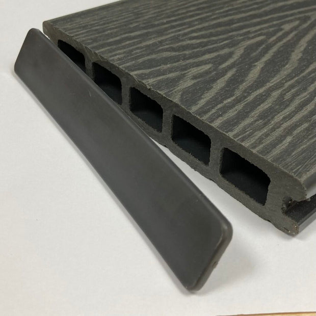 Composite decking end caps