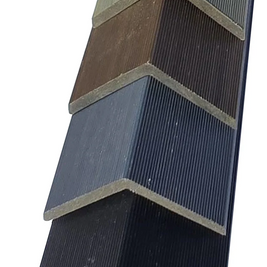 Premium Composite Slatted Cladding Edging Trim-3.6m