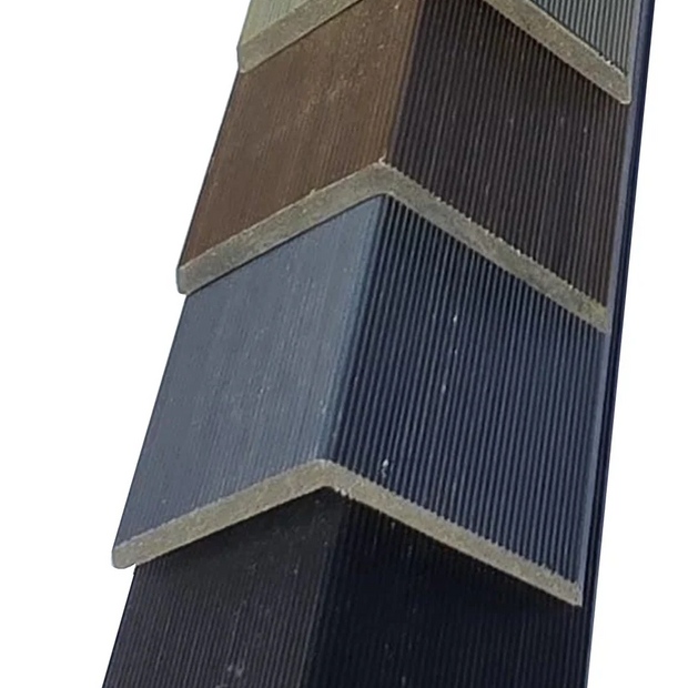 Premium Composite Slatted Cladding Edging Trim-3.6m