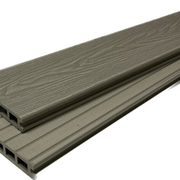4.8m Ash Woodgrain (embossed) Composite Decking