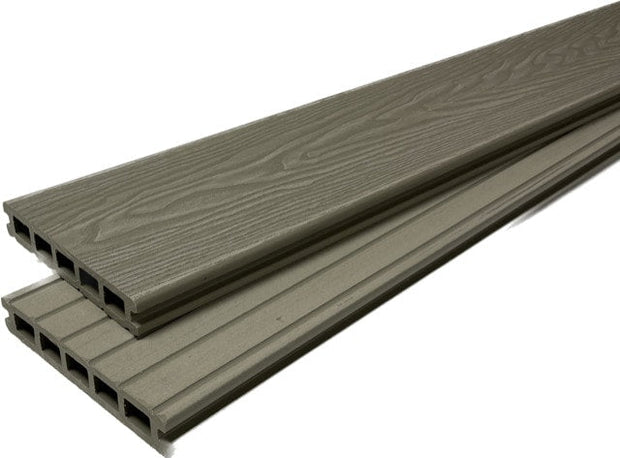 4.8m Ash Woodgrain (embossed) Composite Decking