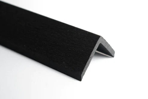 3.6m woodgrain cladding trim black