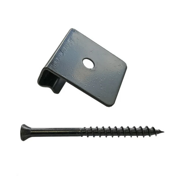 Cladding/Decking Starter Clip-Black Stainless Steel (12pcs)