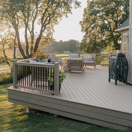 3.6m Ash woodgrain (embossed) Composite Decking