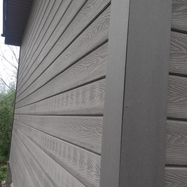 Premium Composite Woodgrain Cladding-3.6m-Graphite Grey