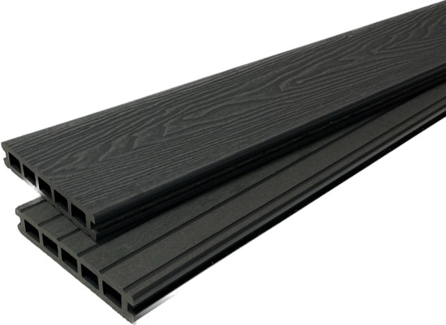 3.6m Grey Woodgrain (embossed) Composite Decking