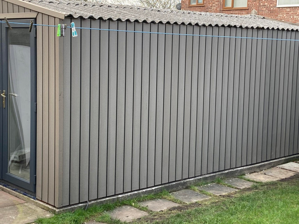 2.9m Light Grey Smooth Cladding