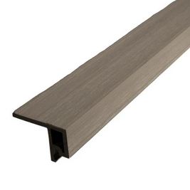 Composite Cladding Slatted 3.6m Start/End Trim