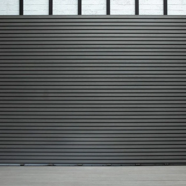 Sample Slatted Grey 3.6m Composite Cladding