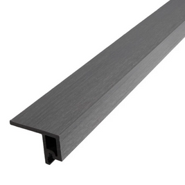 Composite Cladding Slatted 3.6m Start/End Trim