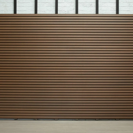 Sample Slatted Teak 3.6m Composite Cladding